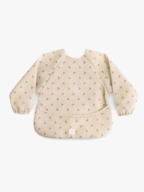 Mushie Langärmliges Lätzchen, Cherries