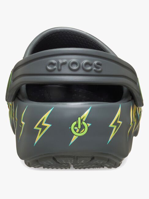 Crocs Classic Bolt Lights Pantoffeln, Carbon