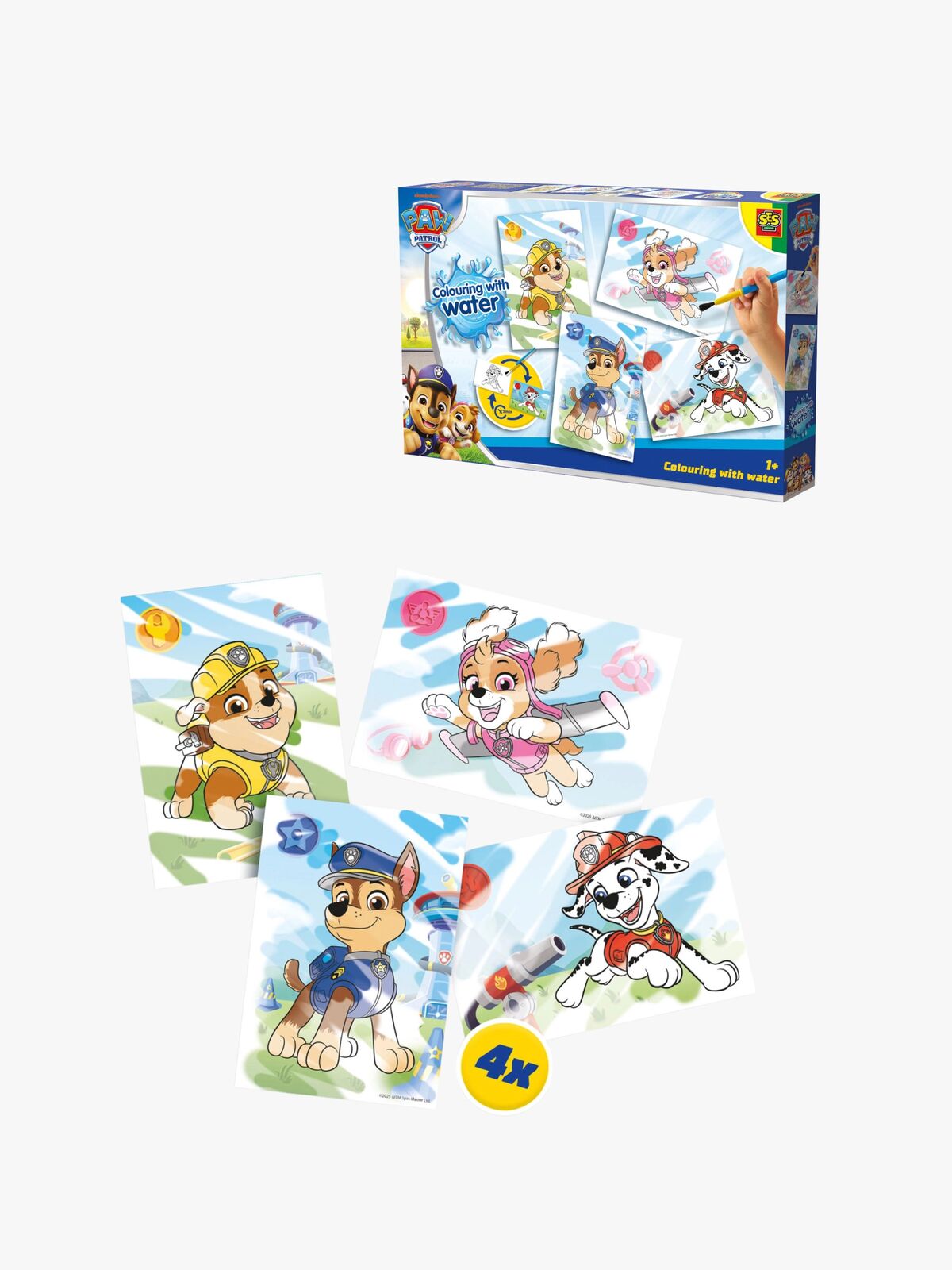 SES Creative Paw Patrol Bastelset Malen mit Wasser