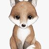 Stickstay Flurry The Fox Wandsticker