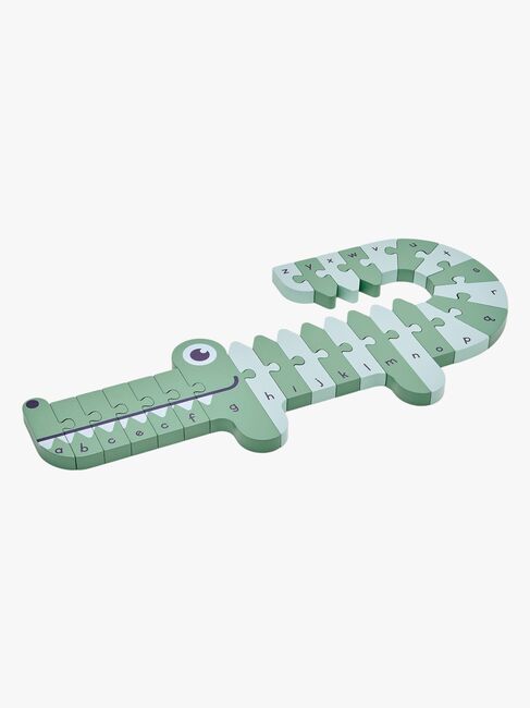 MooverToys ABC-Puzzle Krokodil, Grün