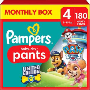 Pampers Baby Dry Pants Windeln Größe 4 9-15 kg 180er-Pack