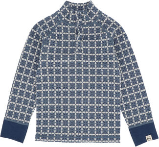 Gullkorn Design Norefjell Wool Thermo-Unterhemd, Blue
