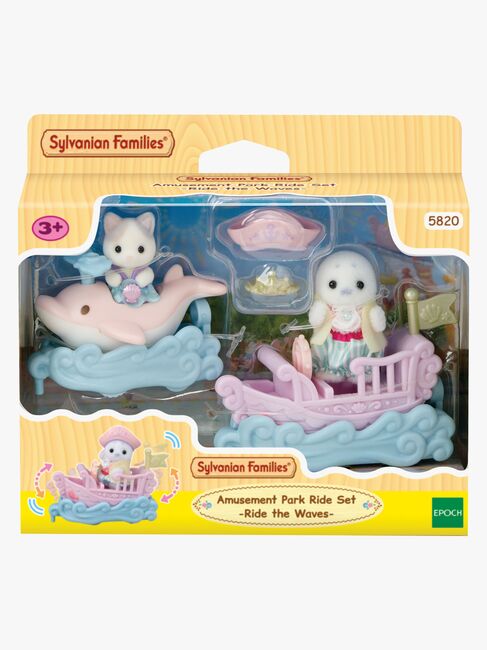 Sylvanian Families Spielset Freizeitpark Boot & Wagen