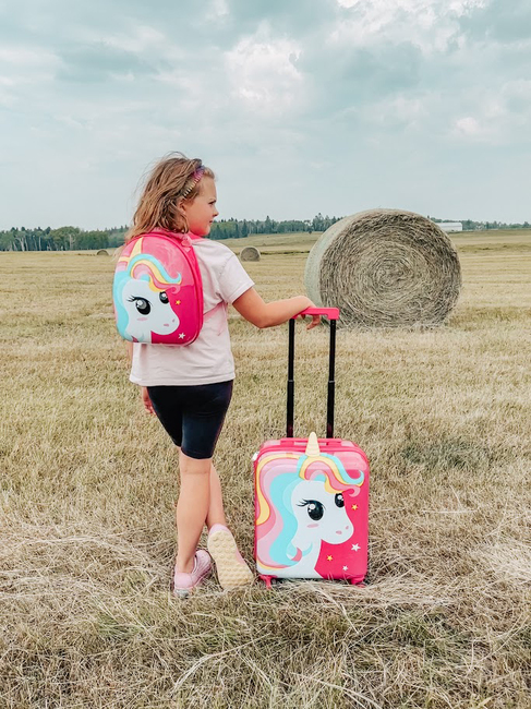 Heys Super Tots Set Koffer & Rucksack, Unicorn