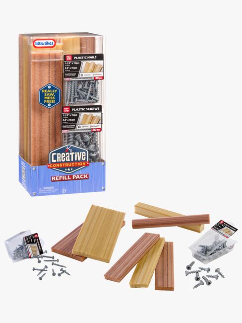 Little Tikes Creative Construction Nachfüllpack mit Nägeln & Schrauben