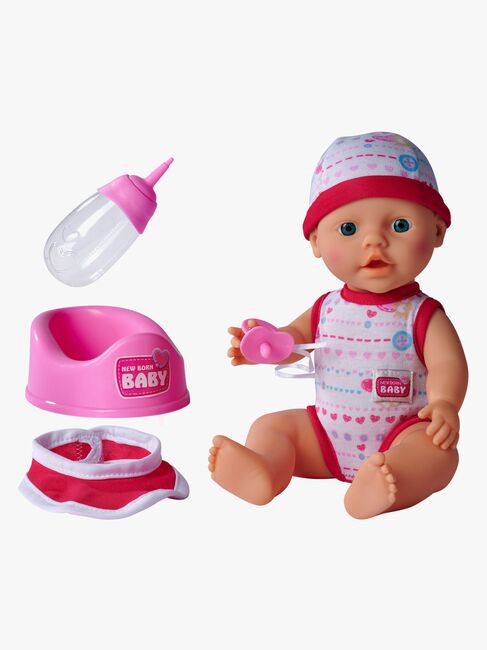 New Born Baby Puppe Trinken+Nässen 30 cm Gemischte Auswahl