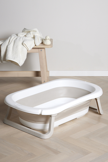 Beemoo CARE Assist Faltbare Badewanne, White/Beige