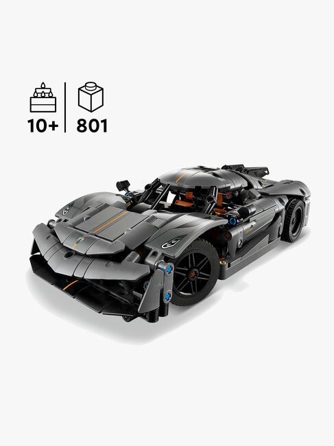 LEGO Technic 42173 Koenigsegg Jesko Absolut Supersportwagen in Grau