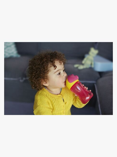 Philips Avent Becher mit Strohhalm 300ml, Rosa