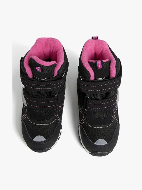 Nordbjörn Snowfall Winterstiefel, Black/Strawberry