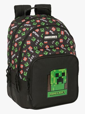Minecraft Rucksack 20L, Schwarz