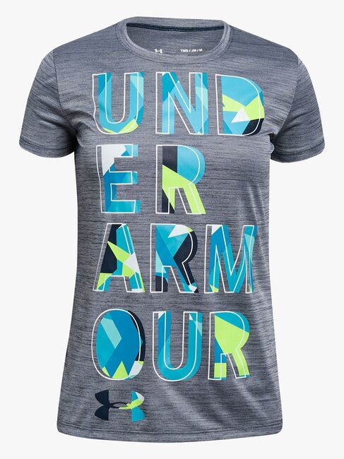 Under armour Hybrid 2.0 Big Logo T-Shirt, academy