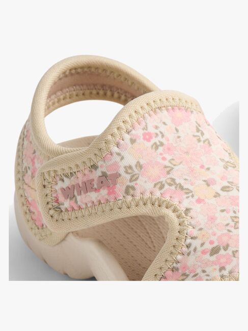 Wheat Bani Sandalen, Flowers/Seashells
