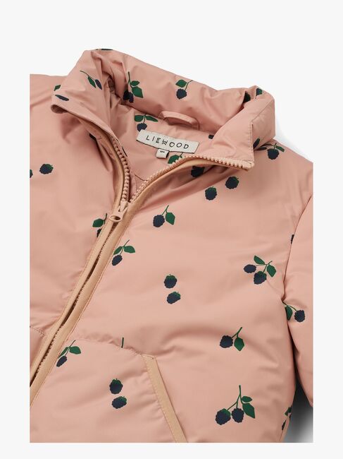 LIEWOOD Brantley Steppjacke, Berry/Pale Tuscany