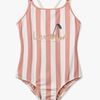 LIEWOOD Suna Badeanzug, Coral Blush/Creme de la Creme Stripe