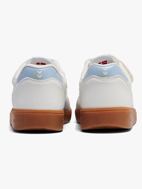 Hummel Handball Perfect SP Jr Sneaker, White/Metallic Blue