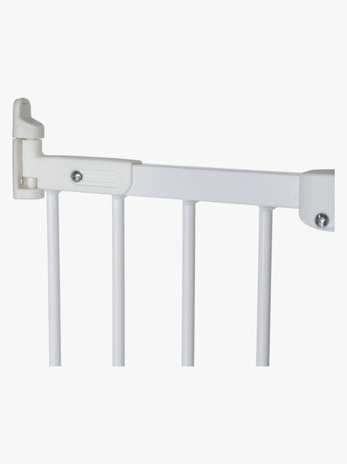 BabyDan Flexi Fit Schraubgitter Metall, Weiß