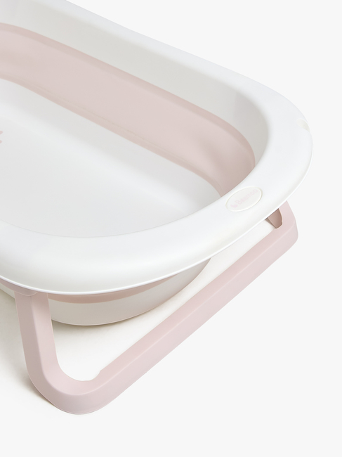 Beemoo CARE Assist Faltbare Badewanne, Pink/White