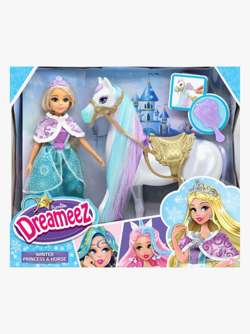 Dreameez Modepuppe Winterprinzessin mit Pferd 11126019-2462_3b.jpg