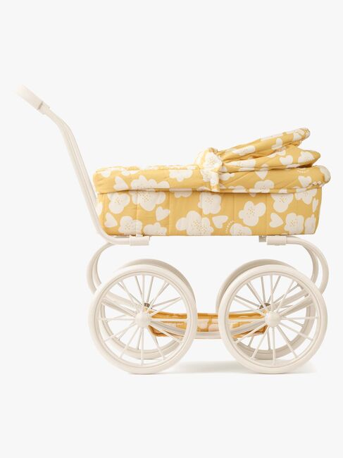 LIEWOOD Adaline Puppenwagen, Flower/Lemon Yellow