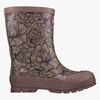 Viking Jolly Thermo Print Gefütterte Gummistiefel, Dusty Pink/Cream
