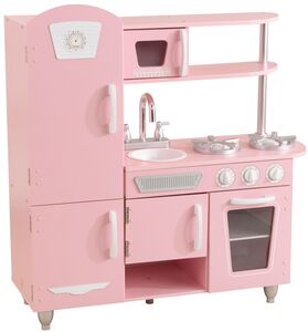 KidKraft Vintage Spielküche, Rosa/Weiß