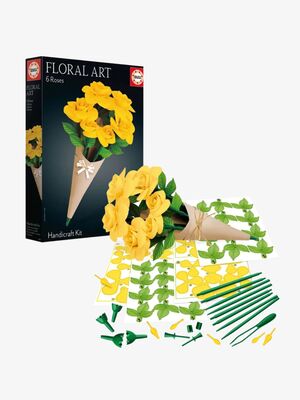 Educa Bastelset Rosen, Gelb