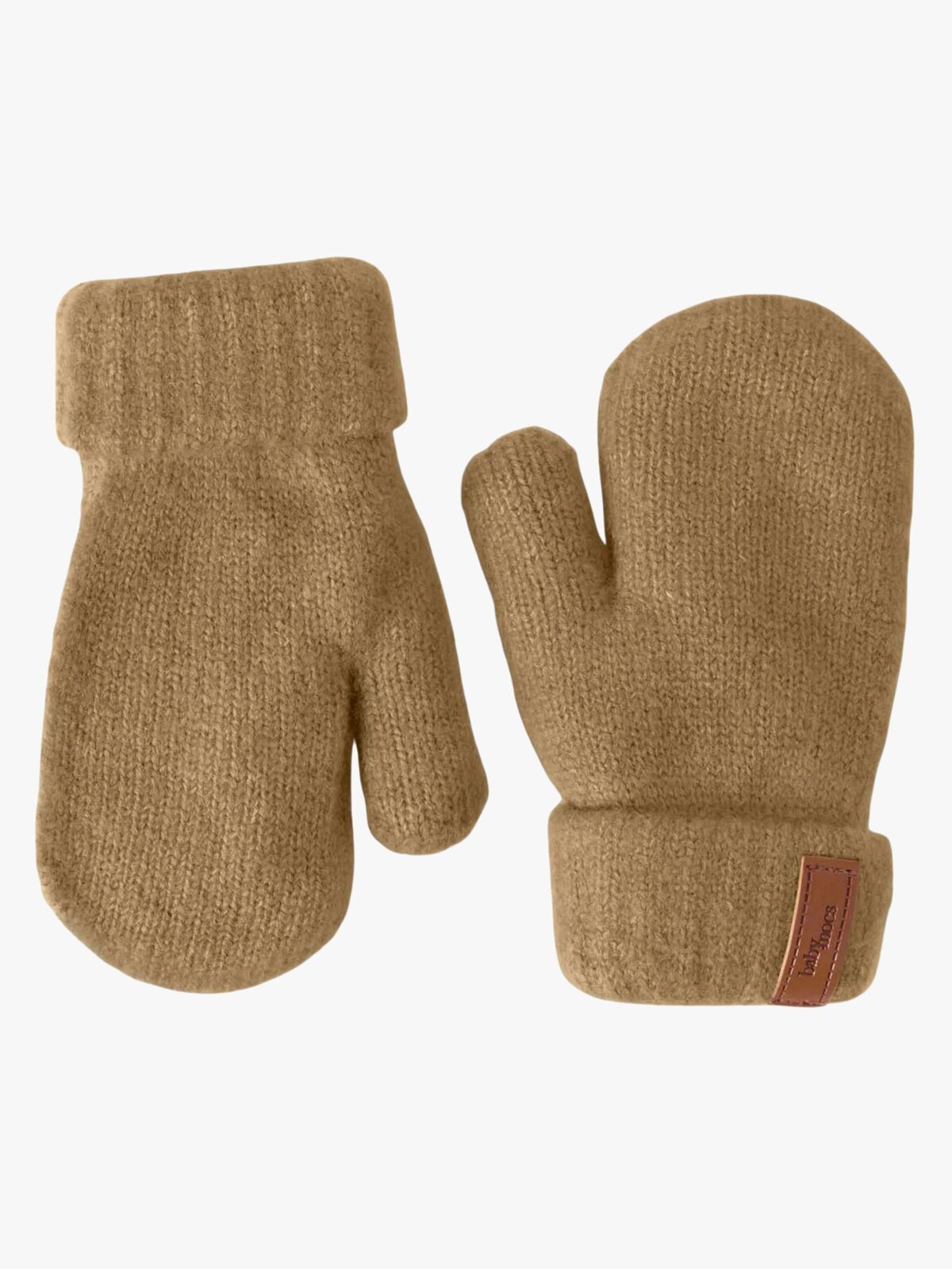 BabyMocs Gestrickte Fäustlinge, Caramel