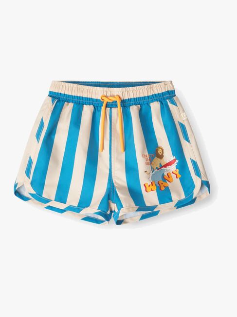 That's Mine Lai Badehose, Block Stripe Blue