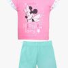 Disney Minnie Maus T-Shirt und Hose, Rosa/Türkis