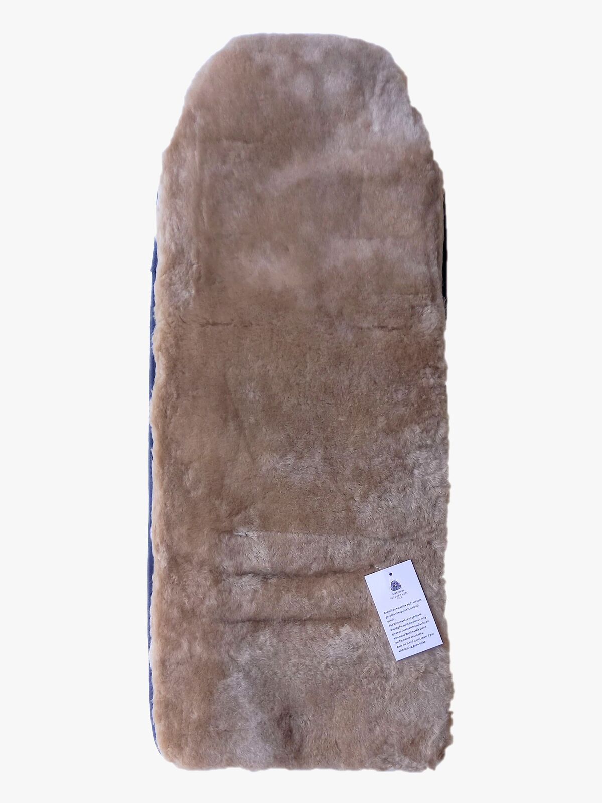 Bozz Sitzkissen Lammfell Geschnitten, Nappa Linen