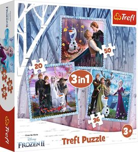 Trefl Disney Die Eiskönigin 2 Puzzles 3-in-1