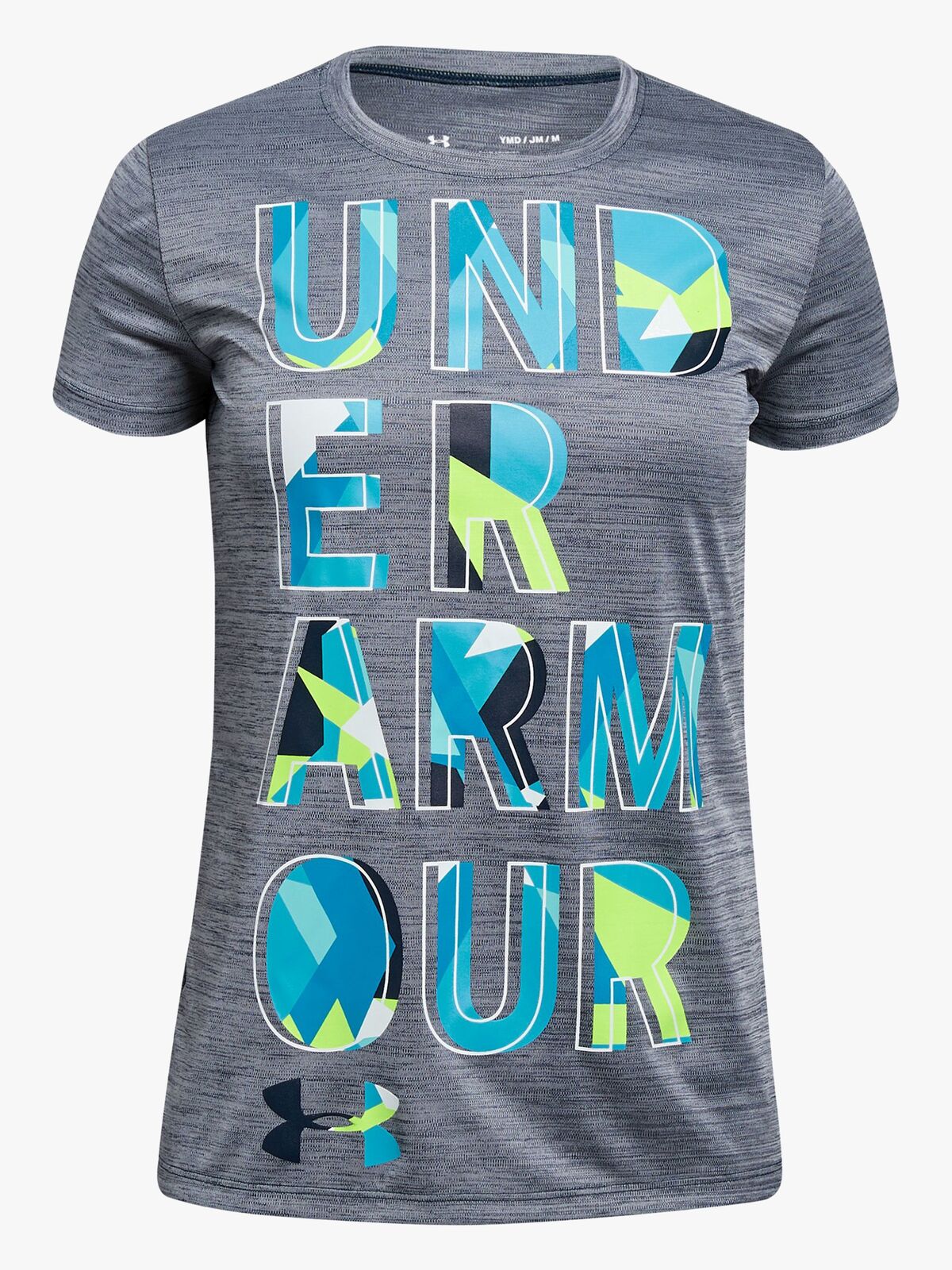 Under armour Hybrid 2.0 Big Logo T-Shirt, academy