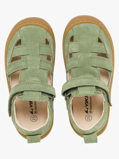 Viking Alv Lind Barefoot 2V Sandalen, Olive