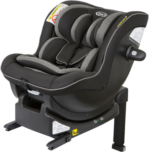 Graco Ascent i-Size Kindersitz inkl. Family Base ISOFIX i-Size Basis, Black