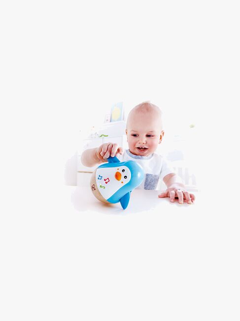 Hape Penguin Musical Wobbler Holzspielzeug