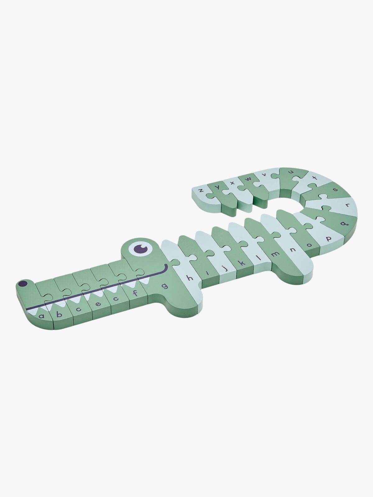 MooverToys ABC-Puzzle Krokodil, Grün