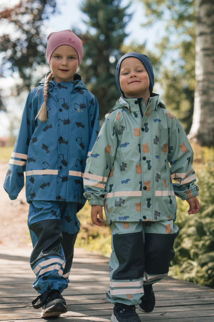 Lindberg Vattholma Regenset, Blau/Schwarz