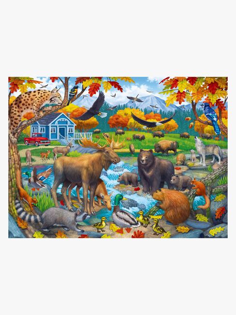 Ravensburger Puzzle Wildlife Gathering 150 Teile