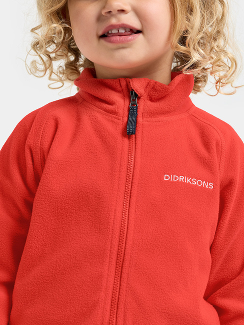 Didriksons Monte Fleecejacke, Paprika
