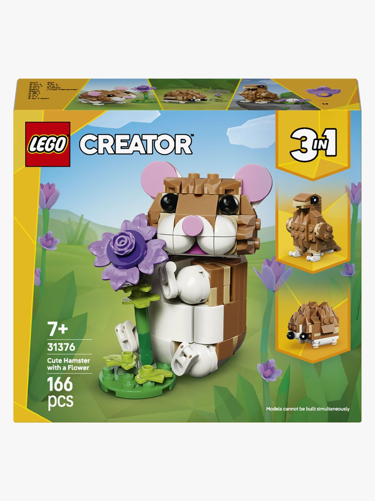 LEGO Creator 31376 Niedlicher Hamster mit Blume