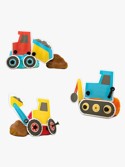 SES Creative Modelliermasse Baumaschinen
