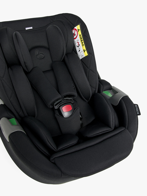 Beemoo Revolve i-Size Babyschale, Black Stone