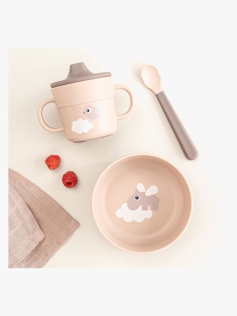 Done By Deer Foodie Geschirr-Set Happy Clouds, Powder