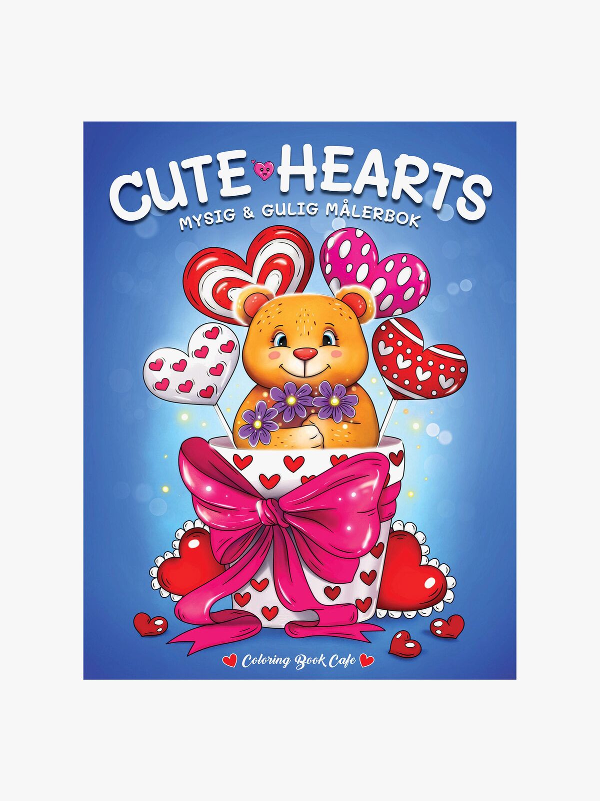 Cozy Malbuch  Cute Hearts