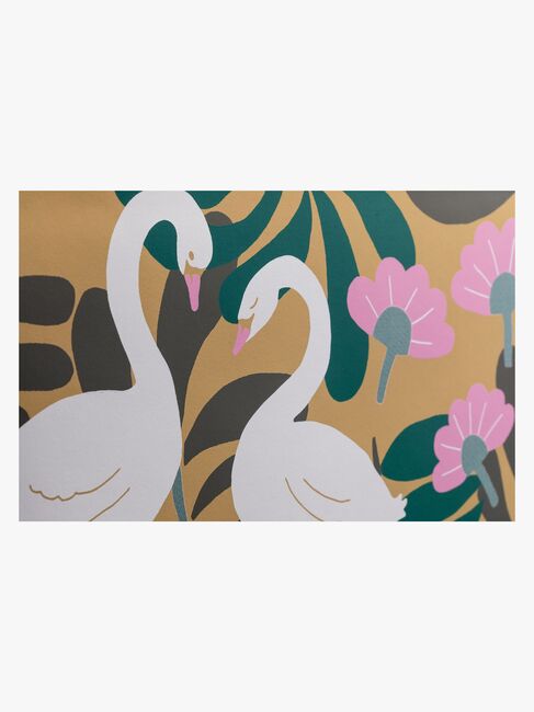 Petite Déco Tapete Schwan, Gold