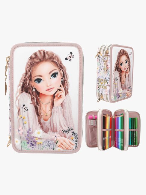 TOPModel SUMMER FEELING Dreifach-Federmäppchen, Light pink