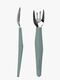 Everyday Baby Besteckset Silikon 2er-Pack, Grün