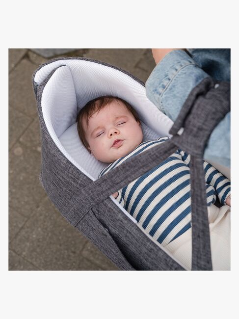 Doomoo Babynest/Babytragetasche 3-in-1, Grau